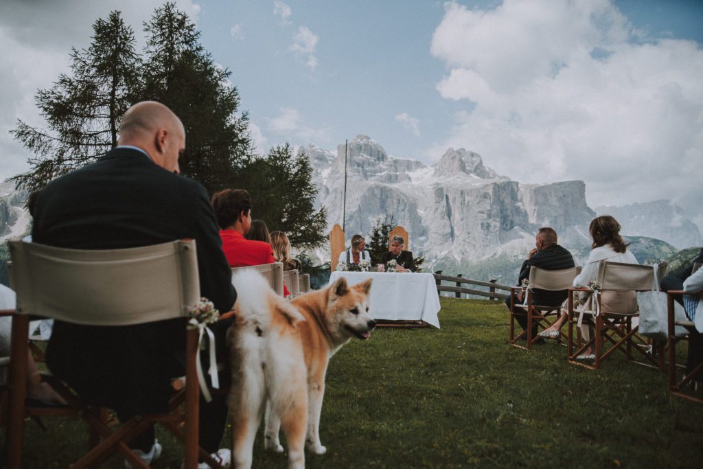 Freie Trauung in den Bergen Col Pradat Hütte