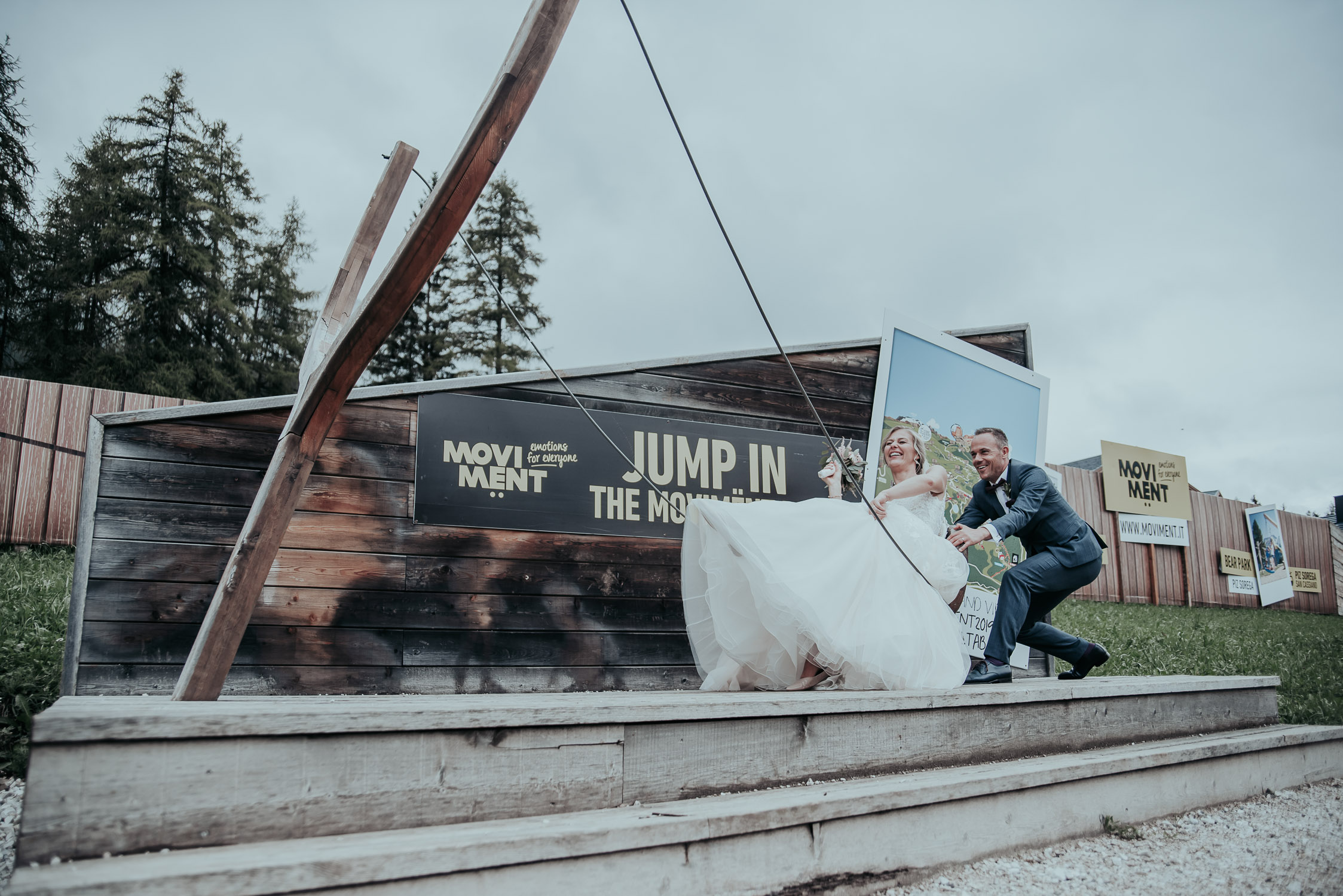 Matrimonio A La Villa Coppia Divertente