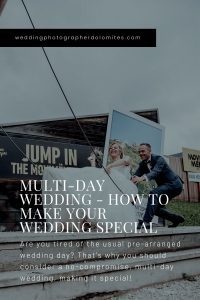 Multi-Day Wedding - How To Make Your Wedding Special