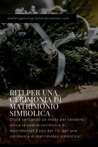 Riti Per Una Cerimonia Di Matrimonio Simbolica