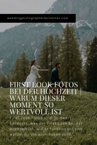 First Look Fotos Bei Der Hochzeit Warum Dieser Moment So Wertvoll Ist