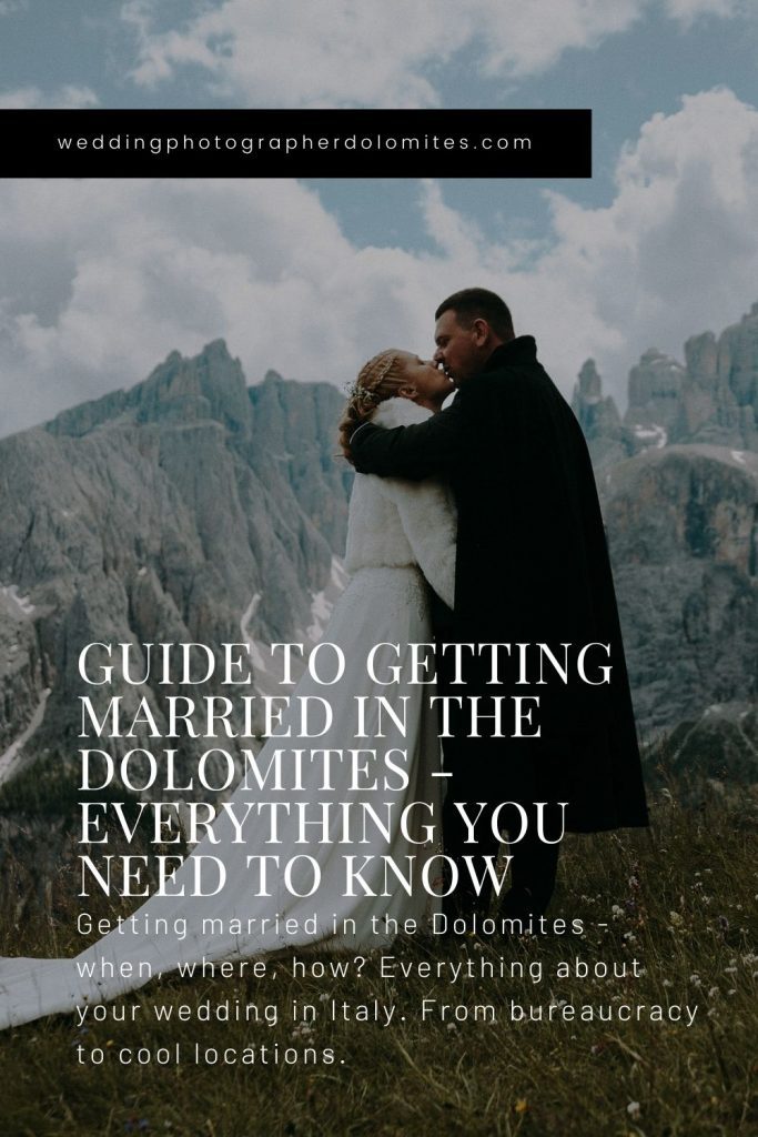 Guide To Getting Married In The Dolomites - Everything You Need To Know