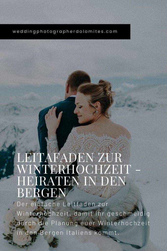 Leitafaden Zur Winterhochzeit - Heiraten in Den Bergen