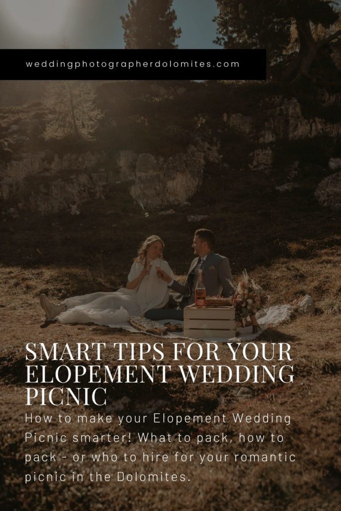 Smart Tips For Your Elopement Wedding Picnic